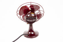 Charger l'image dans la galerie, CALOR – Vintage Electric Fan in Red Lacquered Bakelite and Cast Iron, c. 1950 (220 Volts)