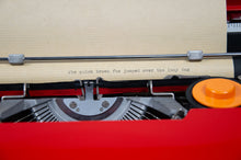 Load image into Gallery viewer, Olivetti Valentine — Iconic Red Vintage Portable Typewriter (QWERTY) | BSIE Typewriters