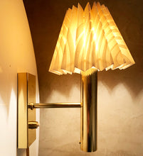 Load image into Gallery viewer, Scone Designed By Jo Hammerborg - This Brass Lamp Was Produced In Denmark By Fog & Mørup.