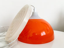 Load image into Gallery viewer, Unique Orange Space Age Ceiling Pendant by Bent Karlby for A. Schröder Kemi - Add Retro Flair to Your Space!