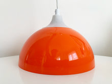 Load image into Gallery viewer, Unique Orange Space Age Ceiling Pendant by Bent Karlby for A. Schröder Kemi - Add Retro Flair to Your Space!