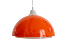 Load image into Gallery viewer, Unique Orange Space Age Ceiling Pendant by Bent Karlby for A. Schröder Kemi - Add Retro Flair to Your Space!
