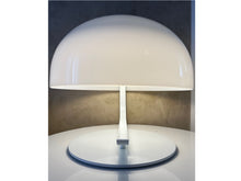 Load image into Gallery viewer, MARCO ZANUSO - Table lamp - Oluce - Plastic Shade, White Lacquered Metal - Designed in 1963.