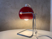 Load image into Gallery viewer, Striking Red E.S Horn Table Lamp - A Danish Midcentury Design Icon!