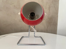Load image into Gallery viewer, Striking Red E.S Horn Table Lamp - A Danish Midcentury Design Icon!