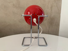 Load image into Gallery viewer, Striking Red E.S Horn Table Lamp - A Danish Midcentury Design Icon!