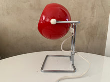 Load image into Gallery viewer, Striking Red E.S Horn Table Lamp - A Danish Midcentury Design Icon!