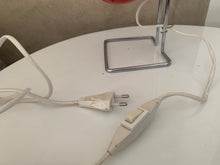Load image into Gallery viewer, Striking Red E.S Horn Table Lamp - A Danish Midcentury Design Icon!