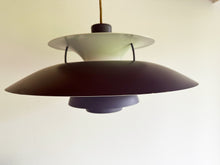 Load image into Gallery viewer, Poul Henningsen. PH 5 Pendant Purple. Manufactured At Louis Poulsen. Ø. 50 cm.