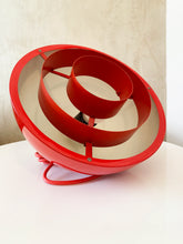 Load image into Gallery viewer, Absolutely Stunning Pendant Designed By Jo Hammerborg In The 70's! This Red Lamp Was Produced In Denmark By Fog & Morup.