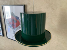 Load image into Gallery viewer, Stunning Green Hat Pendant Lamp by Hans Agne Jakobsson for Markaryd AB Sweden - A Unique Mid-Century Gem!