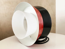 Load image into Gallery viewer, Fog and Moerup Pendant Light - Danish Mid-century - Vintage Lamp - Red & Black - 1960s design
