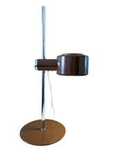 Load image into Gallery viewer, Piccolo Brown And Chrome Table Lamp By Lyfa Of Denmark, 1970s