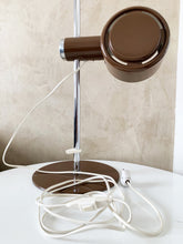 Load image into Gallery viewer, Piccolo Brown And Chrome Table Lamp By Lyfa Of Denmark, 1970s