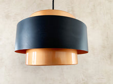 Load image into Gallery viewer, Design By Jo Hammerborg - Scandinavian Midcentury Lamp - Produced By Fog & Mørup - Copper Pendant