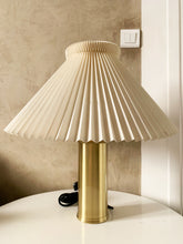 Load image into Gallery viewer, Le Klint, Telescopic Table Lamp Model 344 - Design Gunnar Billmann-Petersen - Brass Office Desk Lamp - Original Handmade Le Klint Shade