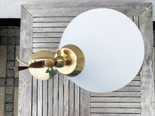 Load image into Gallery viewer, Th. Valentiner / Poul Dinesen. Teak And Brass Table Lamp, Mid-20th Century