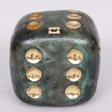 Load image into Gallery viewer, The Winner Takes It All by Andreas Wargenbrant - Champagne cooler in 2 pieces, green and gold patinated bronze, tray marked 12/20.