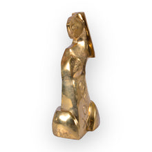 Load image into Gallery viewer, Please Love Me - Gold Patinated Bronze Sculpture by Andreas Wargenbrant - Plate marked 4/25