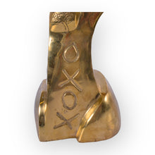 Load image into Gallery viewer, Please Love Me - Gold Patinated Bronze Sculpture by Andreas Wargenbrant - Plate marked 4/25