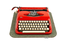 Load image into Gallery viewer, Typewriter Pad - Danish Design - Handmade In France - Green