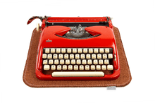 Load image into Gallery viewer, Typewriter Pad - Dampening Sound And Providing a Non-slip surface - Red