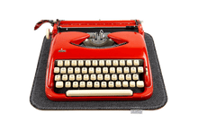 Load image into Gallery viewer, Typewriter Pad - Danish Design - Handmade In France - Black (dark grey)