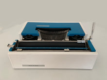 Load image into Gallery viewer, Typewriter Blue and white Mercedes Super T