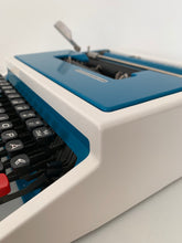 Load image into Gallery viewer, Typewriter Blue and white Mercedes Super T