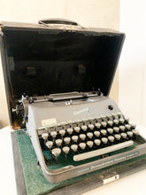 Load image into Gallery viewer, Typewriter Grey Rheinmetall Portable - Writes like a dream