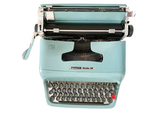 Charger l&#39;image dans la galerie, Typewriter Blue Olivetti Studio 44 - Fully Working - With Case - QWERTY Keyboard
