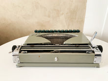Load image into Gallery viewer, 1950's Groma Kolibri Typewriter - Working and good looking - With Original Leather Case