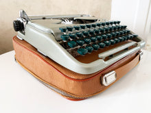 Load image into Gallery viewer, 1950's Groma Kolibri Typewriter - Working and good looking - With Original Leather Case