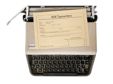 Load image into Gallery viewer, Typewriter Antares Parva Portable Grey - Working Vintage Typewriter - Perfect Gift For The Writer - AZERTY