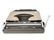Load image into Gallery viewer, Typewriter Antares Parva Portable Grey - Working Vintage Typewriter - Perfect Gift For The Writer - AZERTY