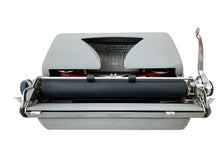 Load image into Gallery viewer, Typewriter Dark Grey Remington Portable - Perfectly Working - Ready to Write - AZERTY