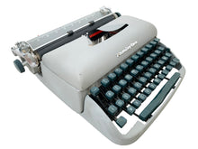 Load image into Gallery viewer, Typewriter Dark Grey Remington Portable - Perfectly Working - Ready to Write - AZERTY