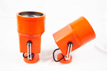 Load image into Gallery viewer, Orange Unispot (Big model) Wall Lamps From Louis Poulsen, 1970s
