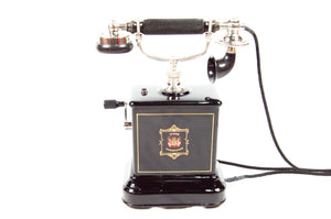 Antique Telephone - Old Danish Crank Phone