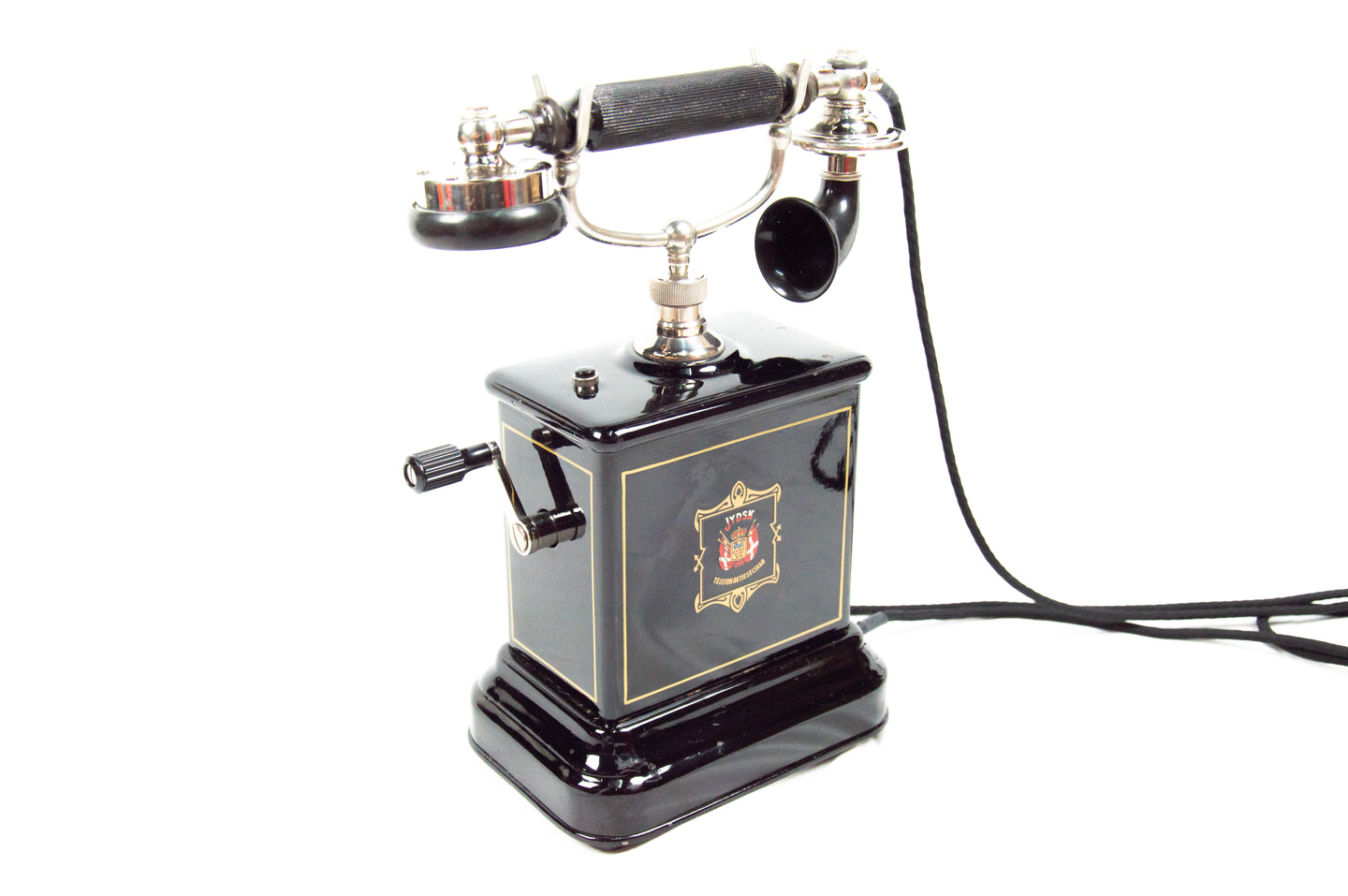 Antique Telephone - Old Danish Crank Phone