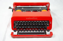 Load image into Gallery viewer, Olivetti Valentine — Iconic Red Vintage Portable Typewriter (QWERTY) | BSIE Typewriters
