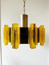 Load image into Gallery viewer, Yellow Claus Bolby wall lights, Denmark 1970s.
