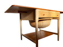 Load image into Gallery viewer, Exquisite Hans Wegner Sewing Table, Model AT-33 - A Beautiful Blend of Craftsmanship and Functionality!
