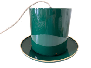 Stunning Green Hat Pendant Lamp by Hans Agne Jakobsson for Markaryd AB Sweden - A Unique Mid-Century Gem!