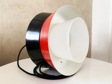 Load image into Gallery viewer, Fog and Moerup Pendant Light - Danish Mid-century - Vintage Lamp - Red &amp; Black - 1960s design

