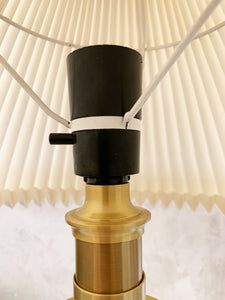 Le Klint, Telescopic Table Lamp Model 344 - Design Gunnar Billmann-Petersen - Brass Office Desk Lamp - Original Handmade Le Klint Shade