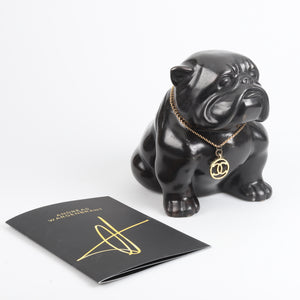 Exquisite Bronze Bulldog Sculpture by Andreas Wargenbrant - Collectible!