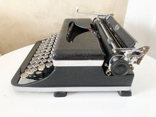 Load image into Gallery viewer, 1930&#39;s Typewriter Black Royal De Luxe - Fully Working - Perfect Gift For The Writer - AZERTY Keyboard
