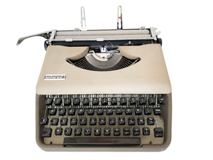 Typewriter Antares Parva Portable Grey - Working Vintage Typewriter - Perfect Gift For The Writer - AZERTY