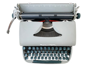 Typewriter Dark Grey Remington Portable - Perfectly Working - Ready to Write - AZERTY